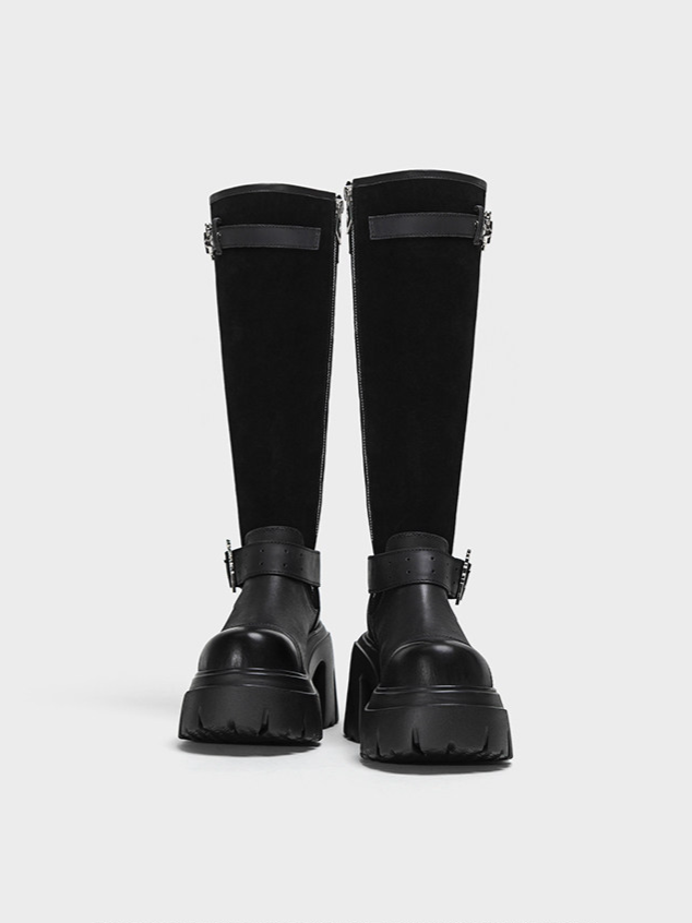 Thick Platform Knee Boots