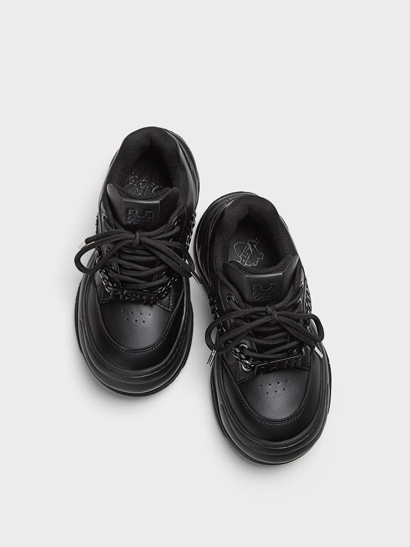 Chain-Detail Height-Boost Boots