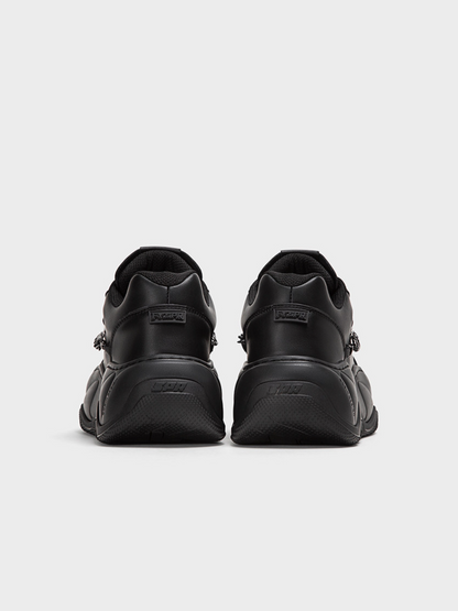 Chain-Detail Height-Boost Boots