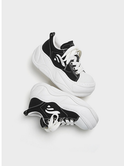 Canvas Platform Sneakers