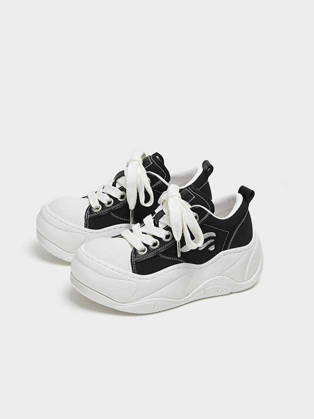 Canvas Platform Sneakers