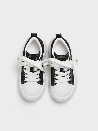 Canvas Platform Sneakers