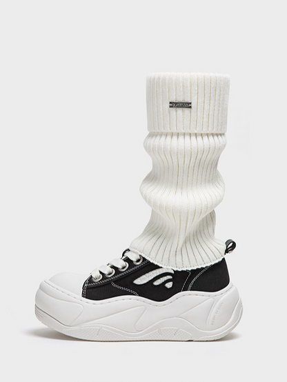 Canvas Platform Sneakers
