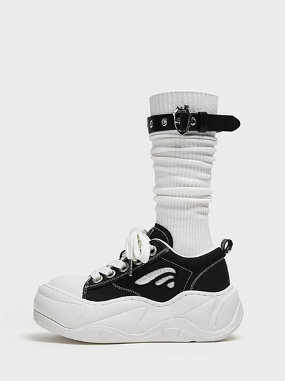 Canvas Platform Sneakers