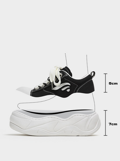 Canvas Platform Sneakers