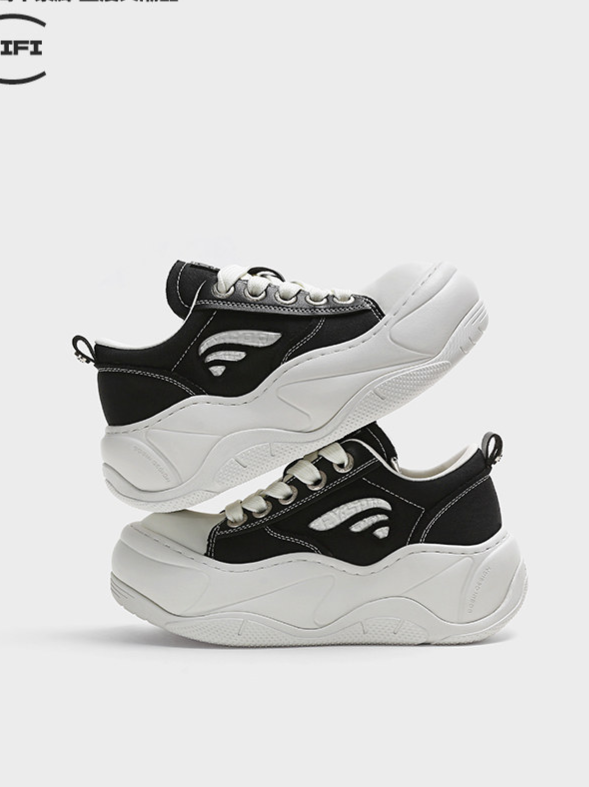 Canvas Platform Sneakers