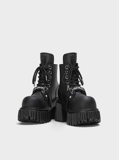 Gothic Platform Ankle Boots