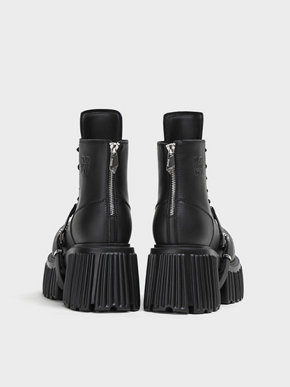 Gothic Platform Ankle Boots