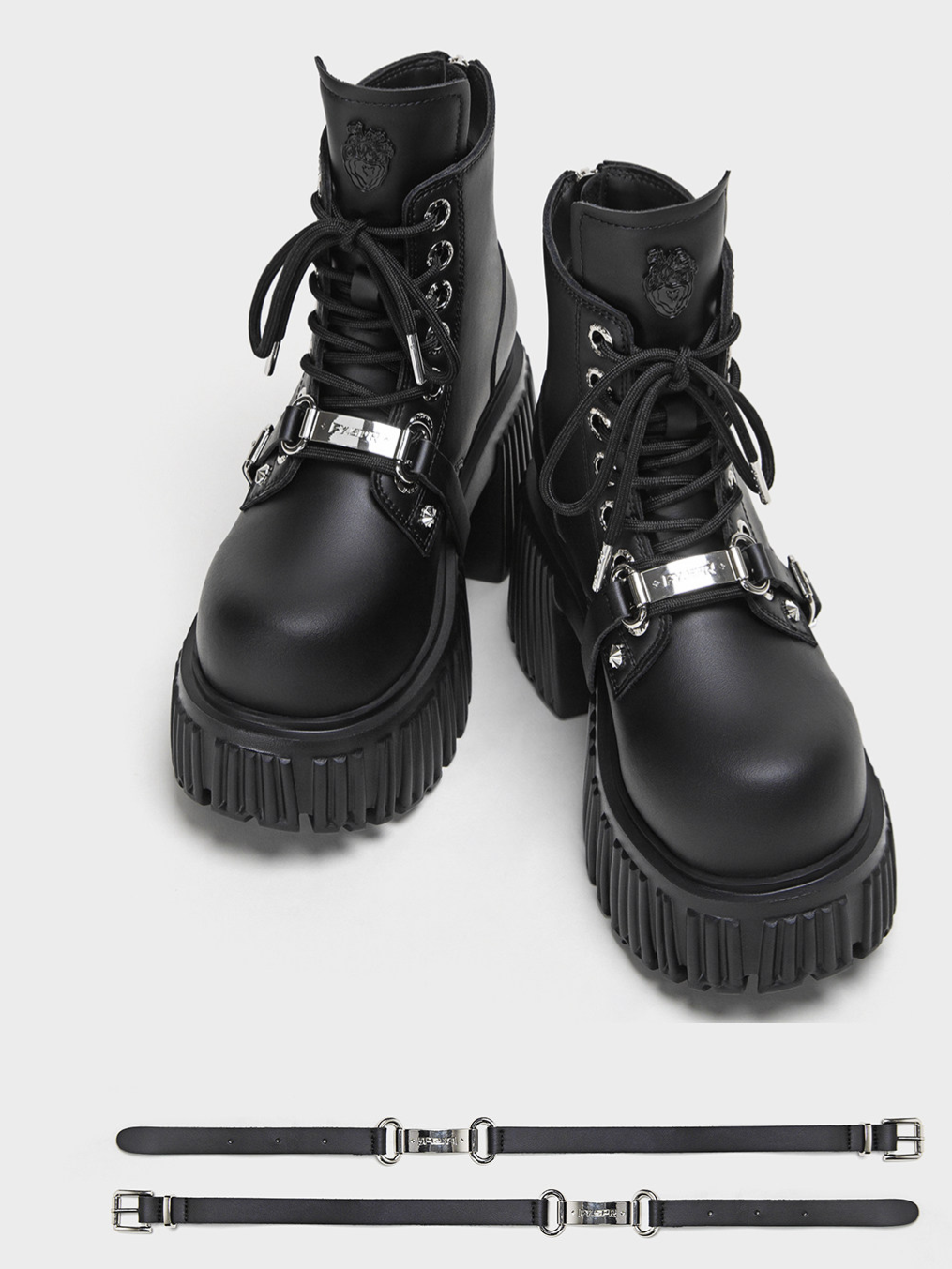 Gothic Platform Ankle Boots