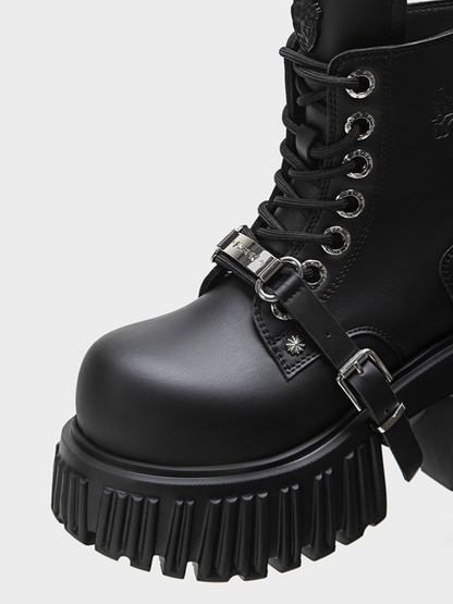 Gothic Platform Ankle Boots
