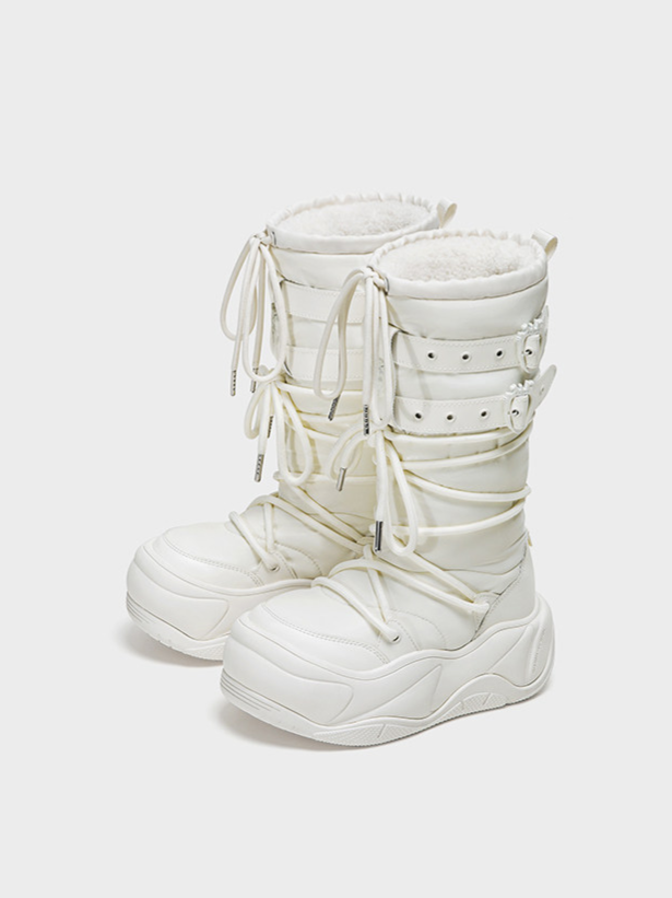 Insulated Platform Snow Boots
