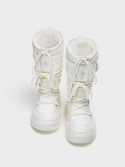 Insulated Platform Snow Boots