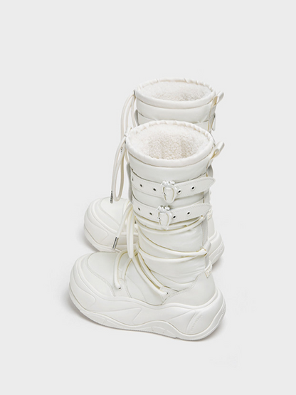Insulated Platform Snow Boots