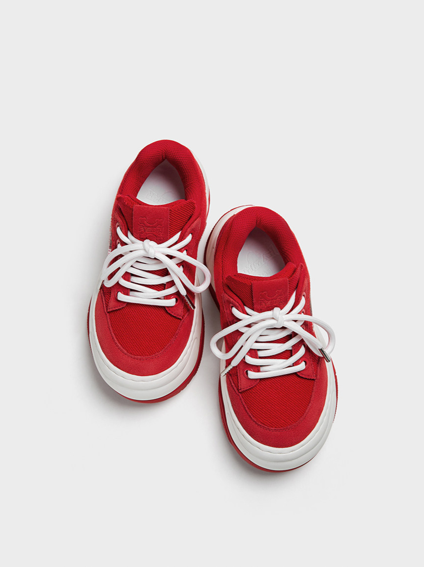 Red Platform Sneakers