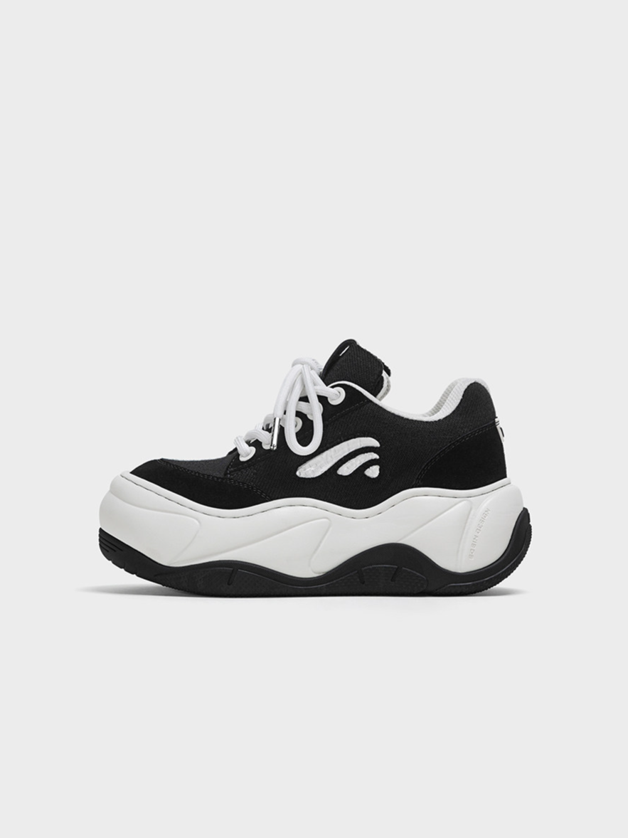Suede Canvas Thick Sole Shoes