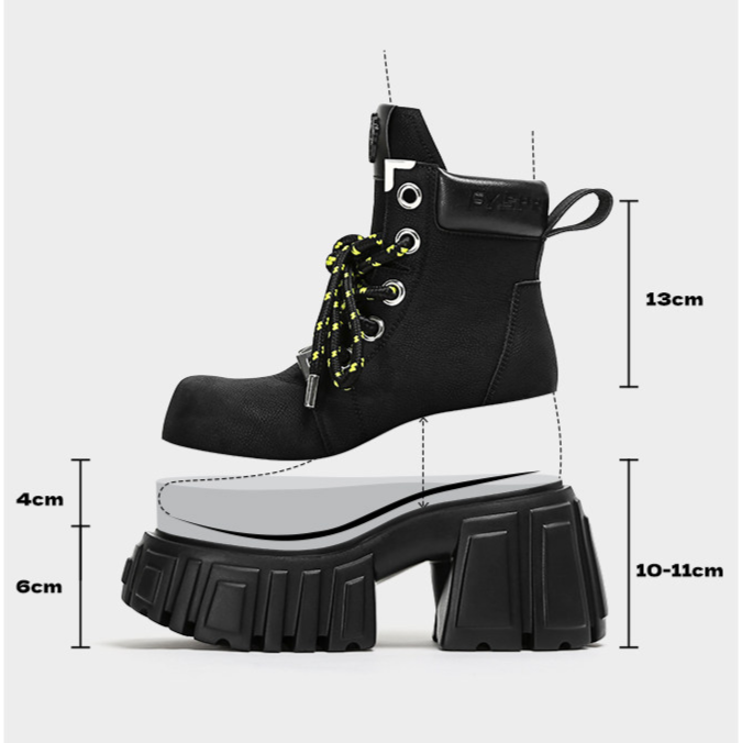 Waterproof Platform Ankle Boots