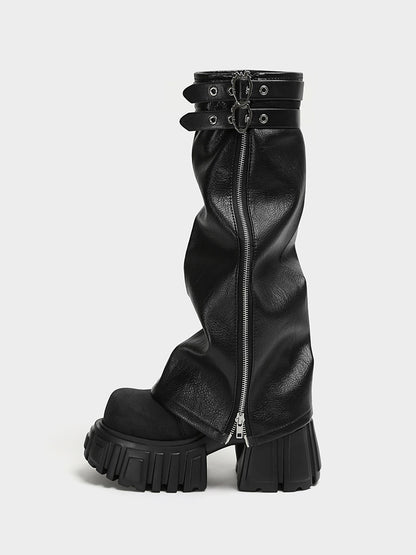 Waterproof Platform Ankle Boots