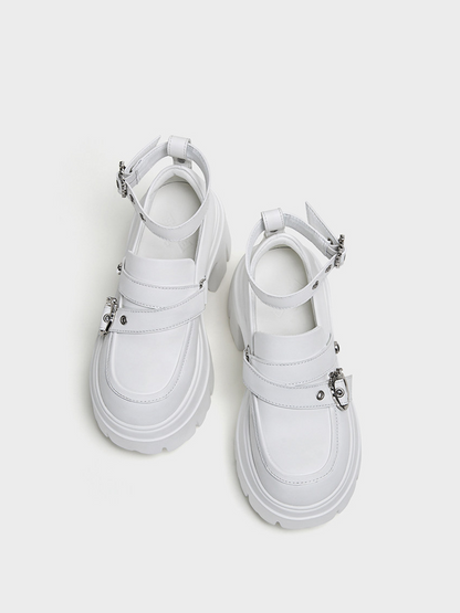 Matte Platform Loafers