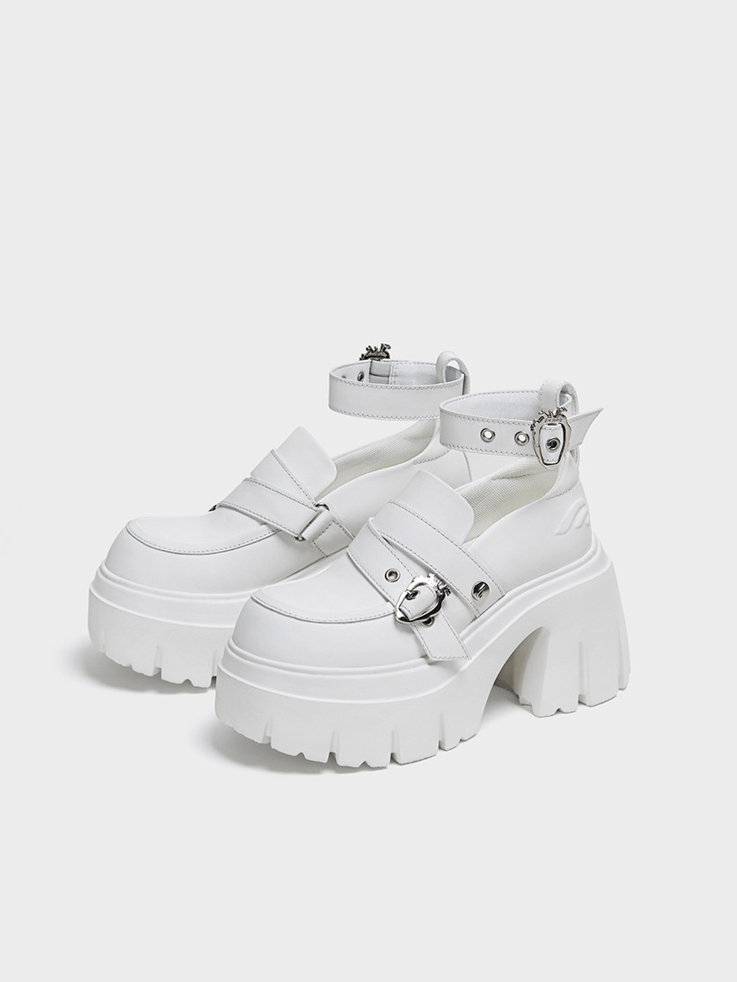 Matte Platform Loafers
