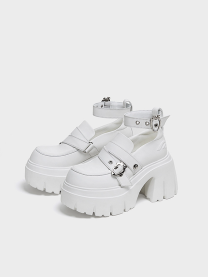 Matte Platform Loafers