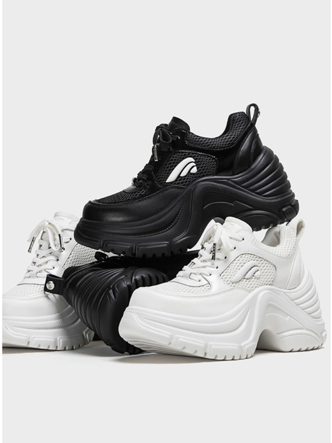 Retro Platform Sneakers