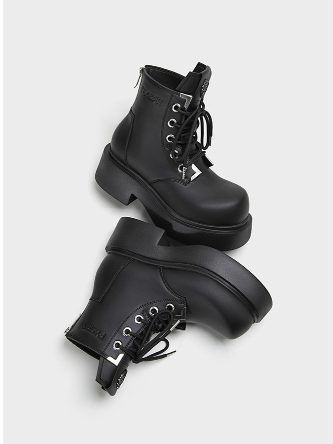 Chunky Platform Ankle Boots