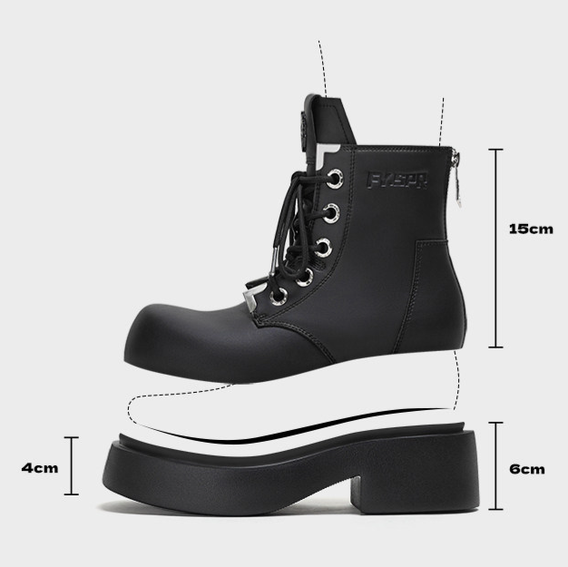 Chunky Platform Ankle Boots