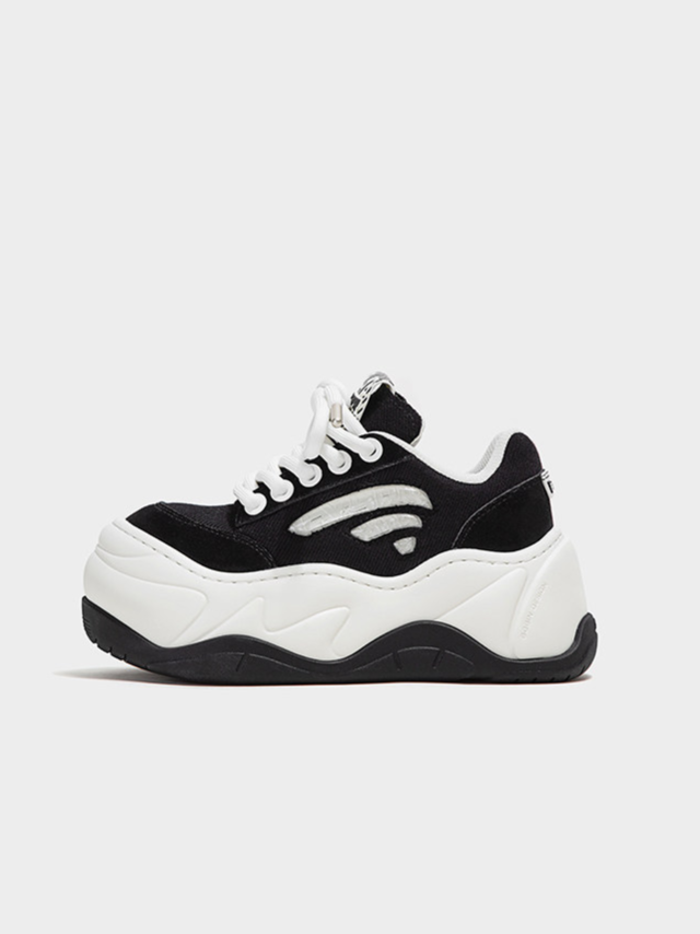 Wave Sole Platform Sneakers