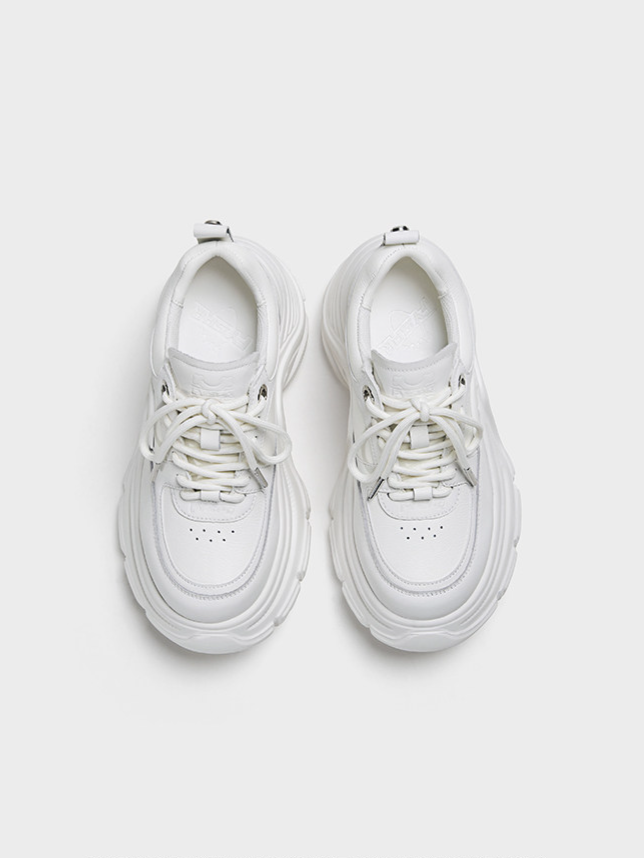 Leather Sculpted Dad Shoes