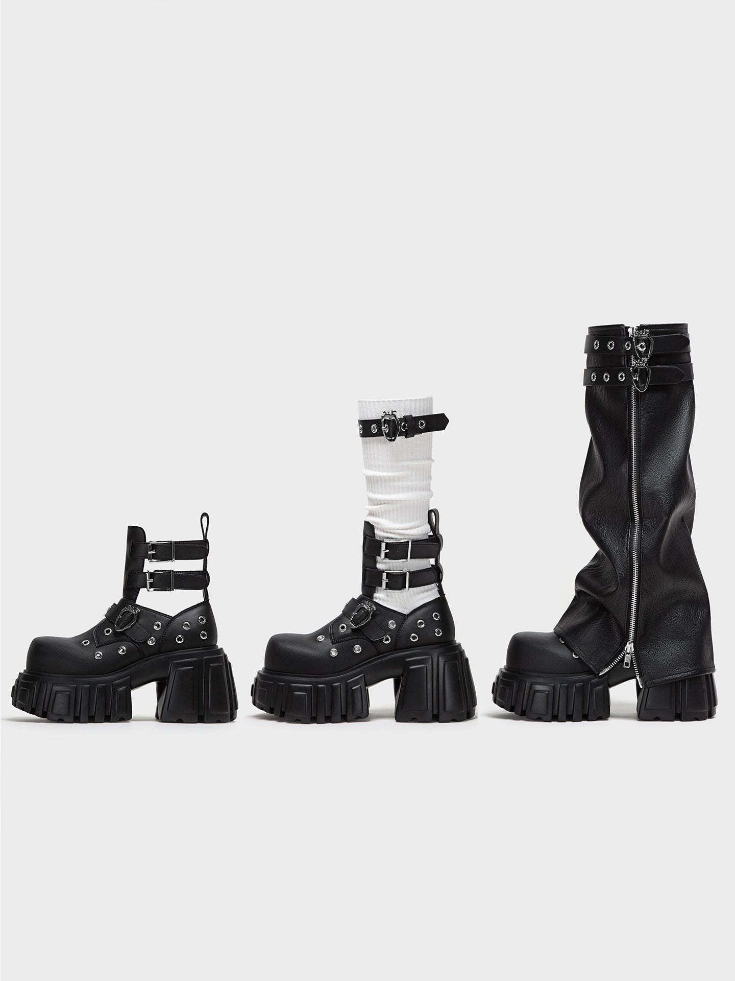 Punk Platform Roman Boots