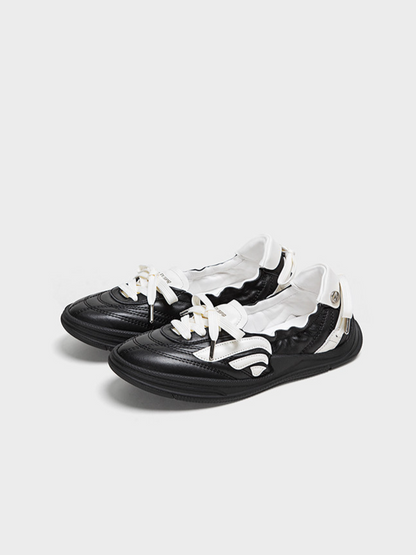 Ribbon Ballet Flat Shoes