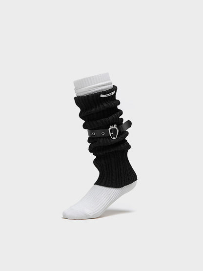 Knit Sock Leg Warmers