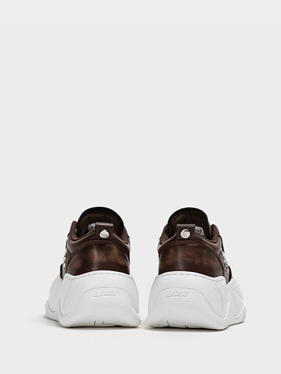 Distressed Platform Loafer Shoes