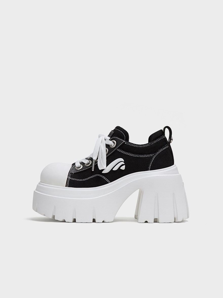 Chunky Platform Canvas Shoes