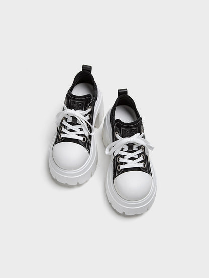 Chunky Platform Canvas Shoes