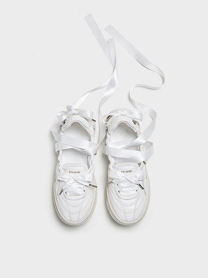 Ballet Ribbon Tie Shoes