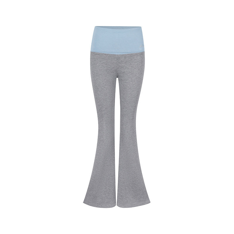Rhinestone Flared Yoga Pants