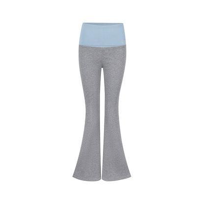Rhinestone Flared Yoga Pants