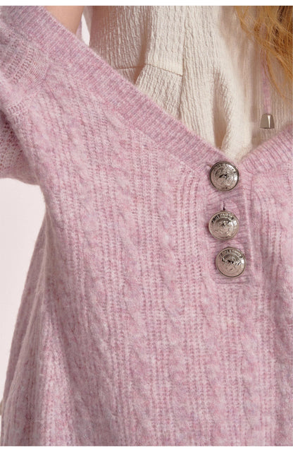 Reversible Knit Cardigan