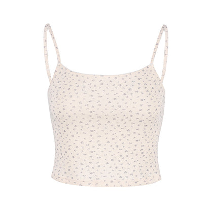Floral Lace Trim Cami
