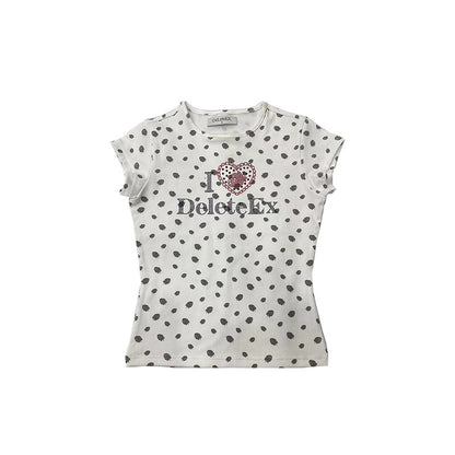 Fruit Print Fitted T-Shirt