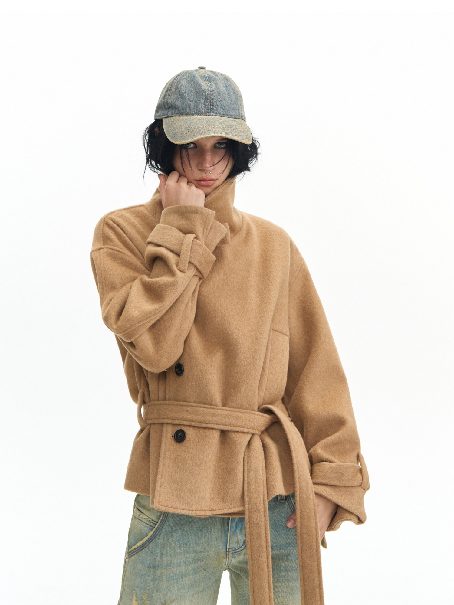 Luxe Belted Wool Coat
