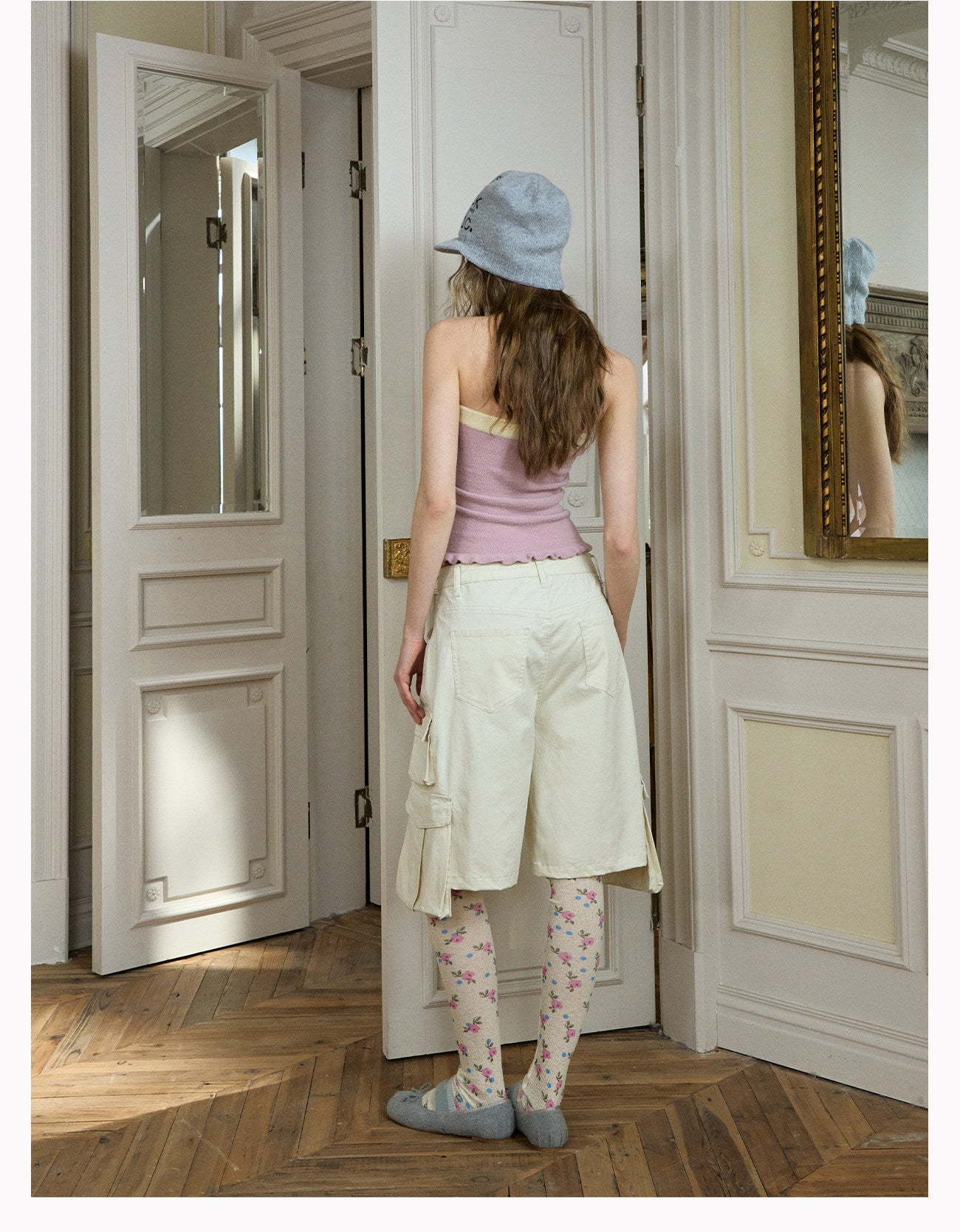 Faux-Mohair Tube Top
