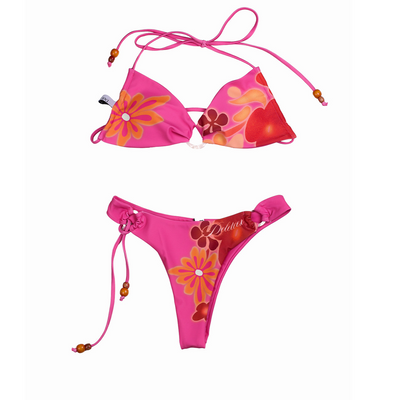 Rose Red Floral / S