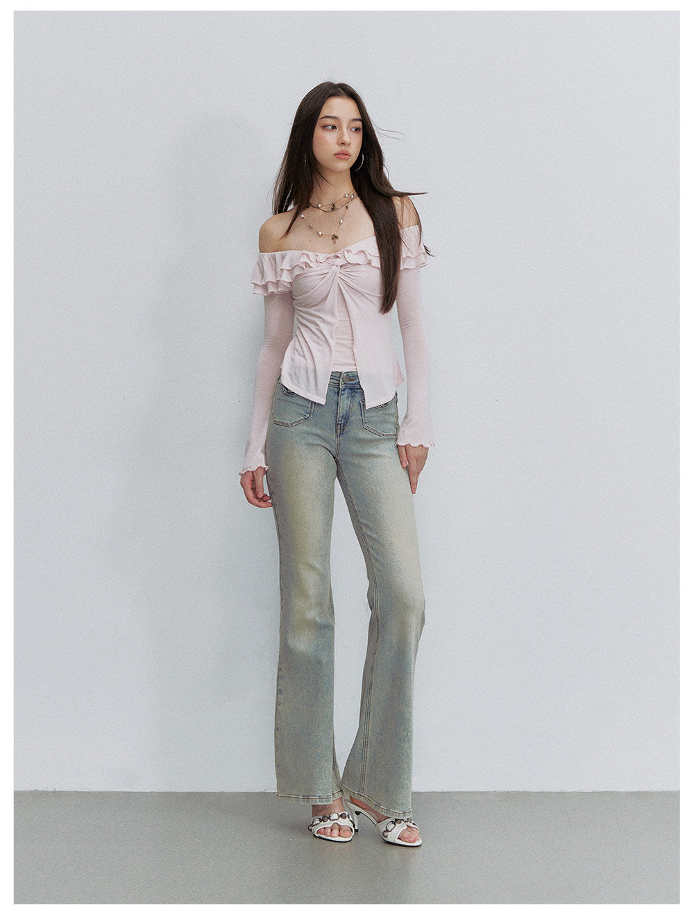Ruffle Off-Shoulder Top