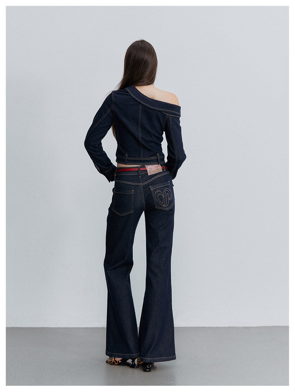 Asymmetric Denim Jacket