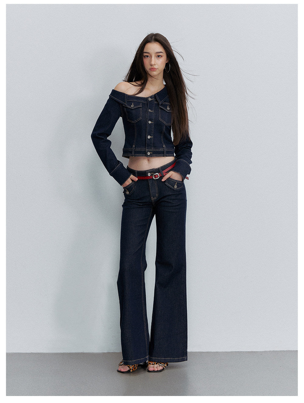 Asymmetric Denim Jacket