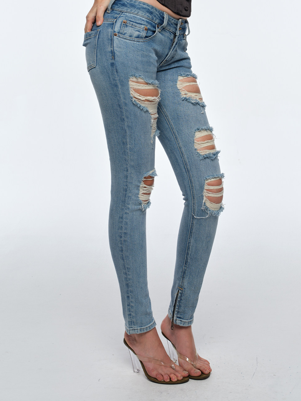 Low Rise Skinny Jeans