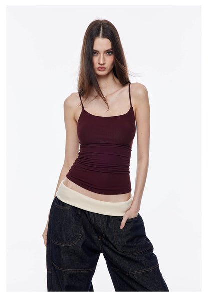 Layered Stretch Camisole Set