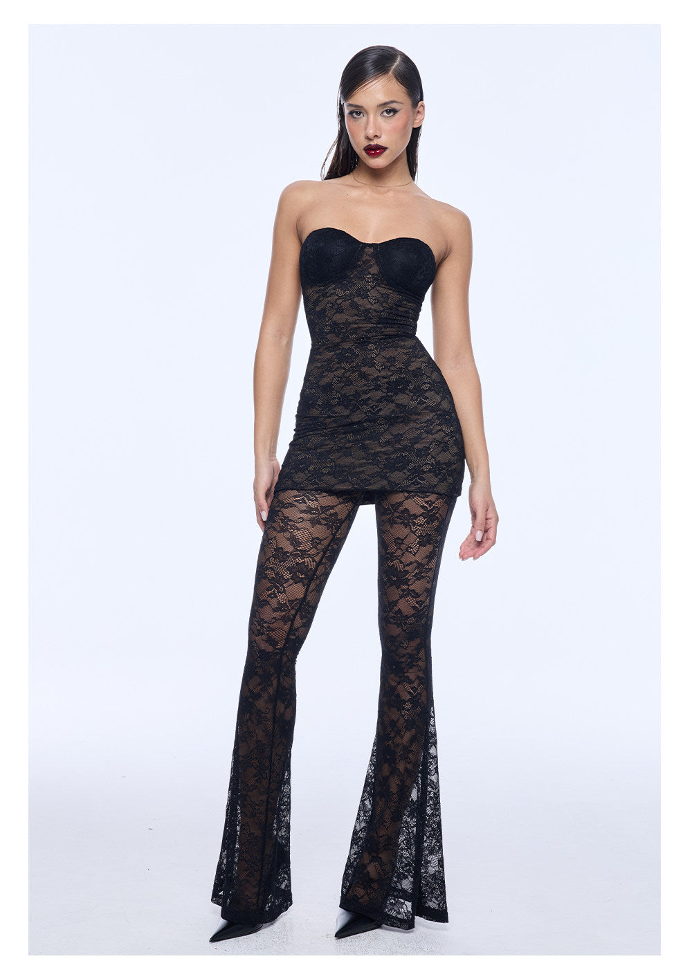 Lace Bustier Set